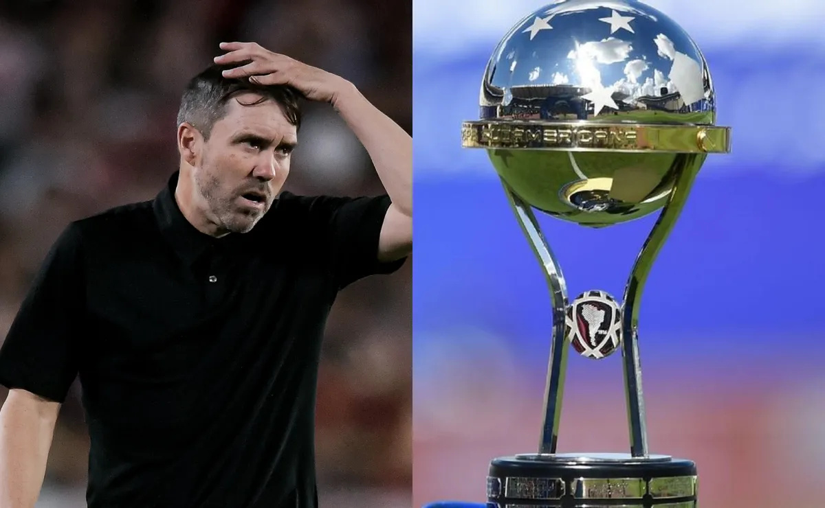 Qué dijo Coudet sobre el sorteo de la Copa Sudamericana.