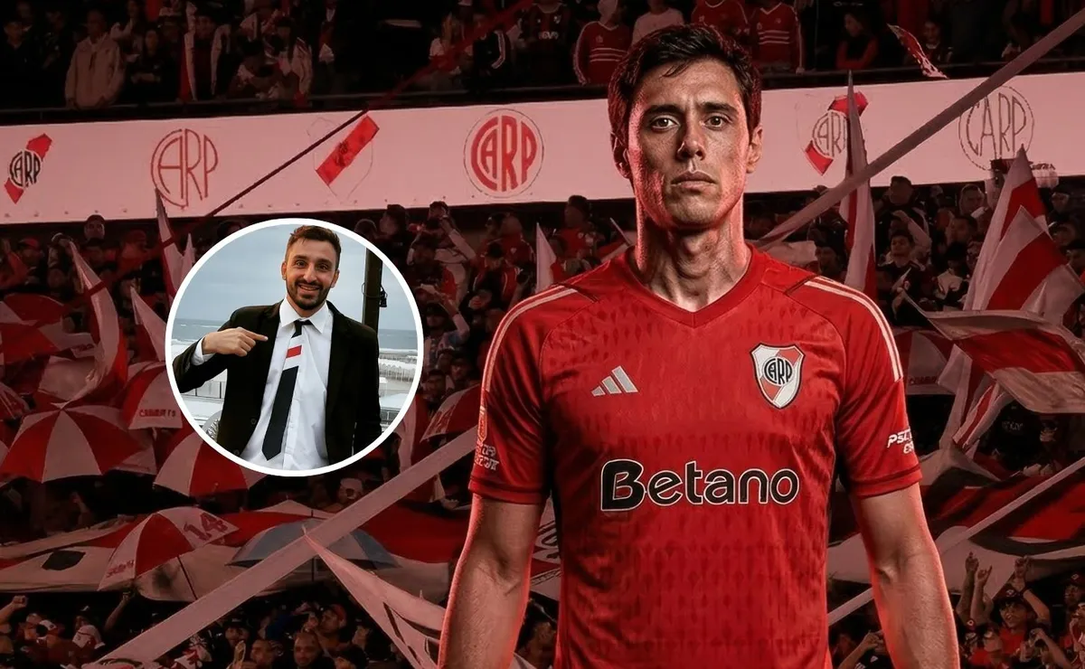 Beltrán está pasando por un gran presente en el arco de River