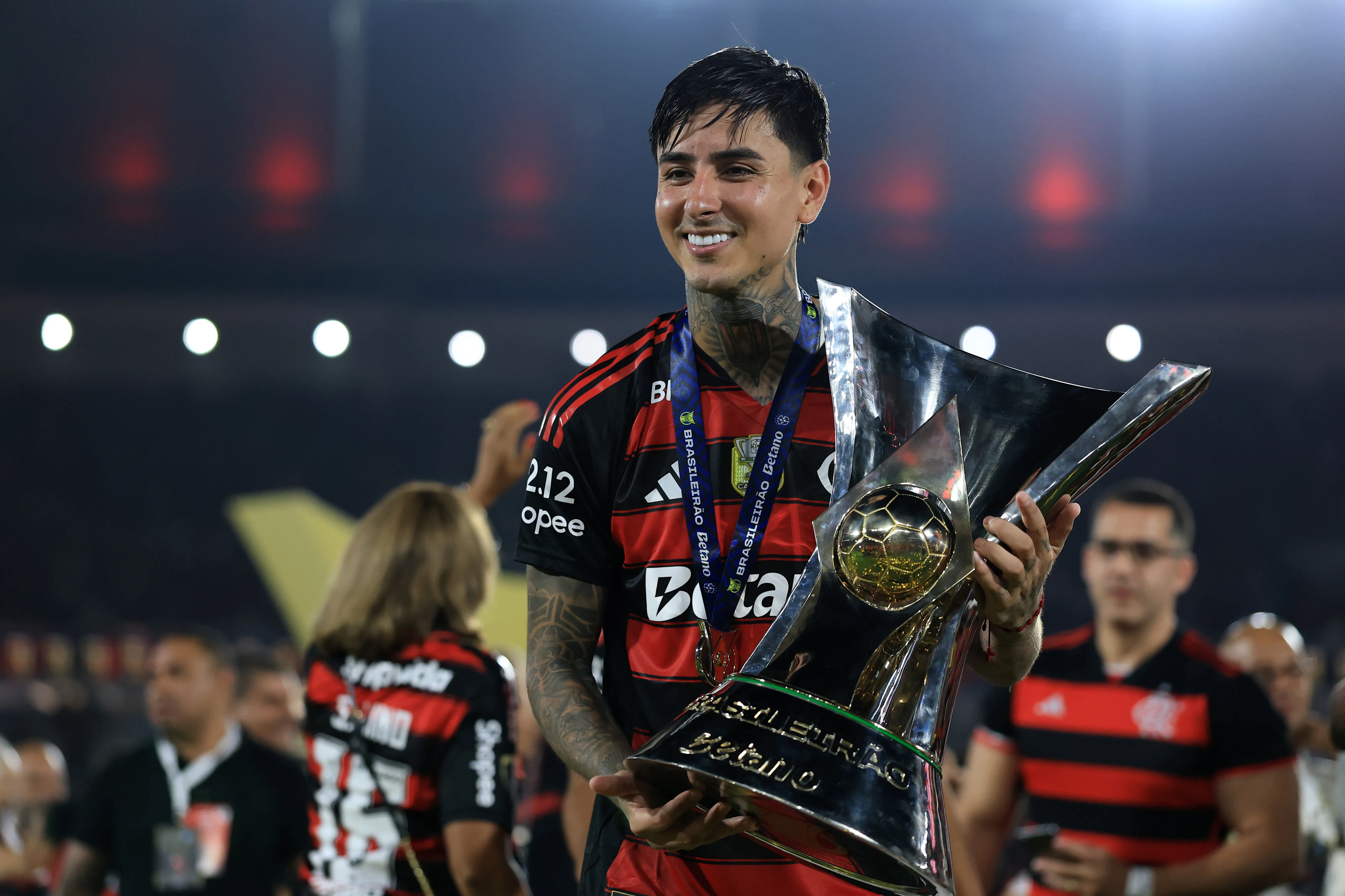 Erick Pulgar lleva disputados 152 partidos con la camiseta de Flamengo.