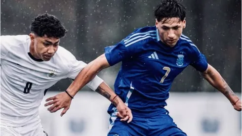 Valentín Sayago, una de las joyas de River que fue citado para la Sub-16