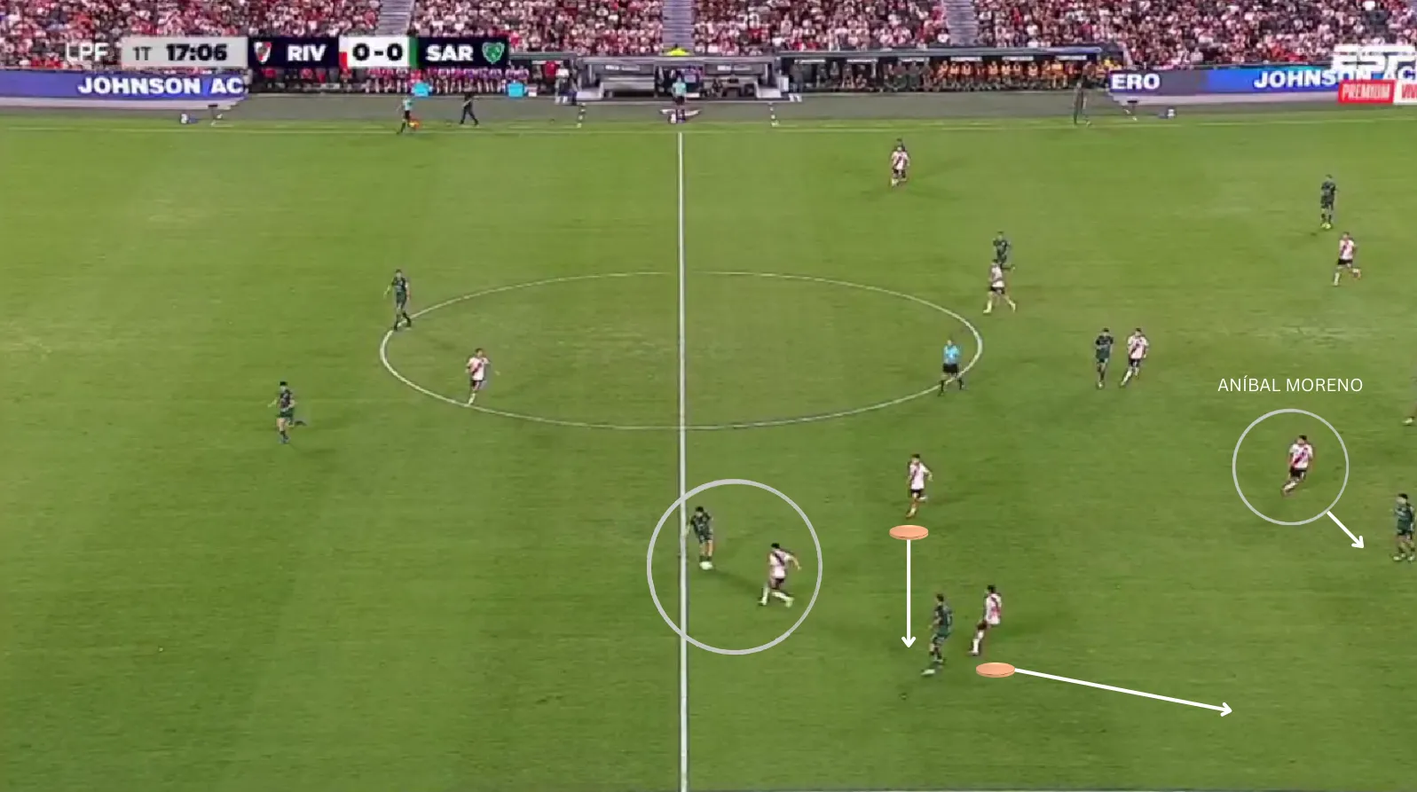 Anibal Moreno, fundamental en el arranque de la era Coudet.