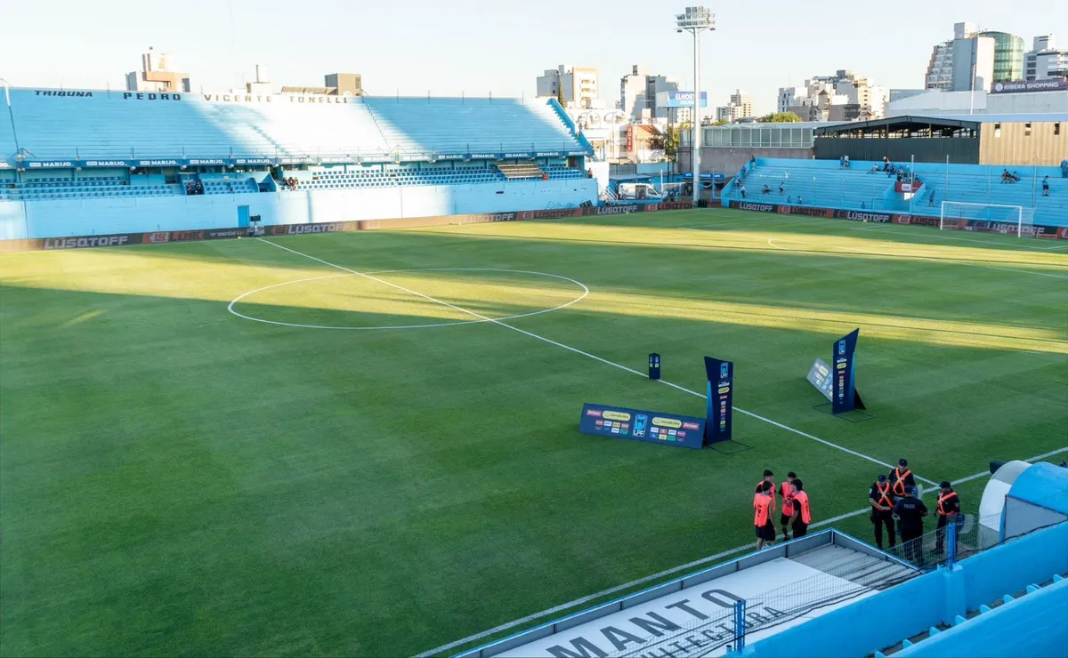 La cancha sufrirá un cambio importante para el domingo.
