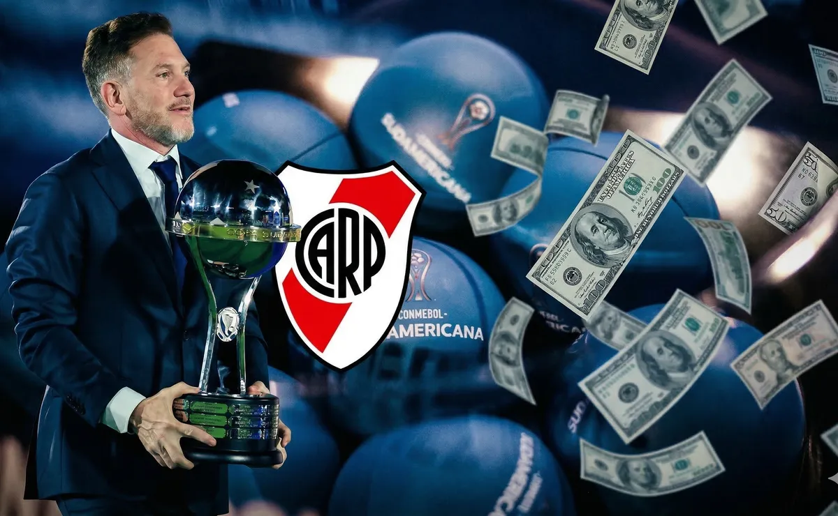 Aumentaron los premios: cuántos millones hay en juego para River en la Sudamericana