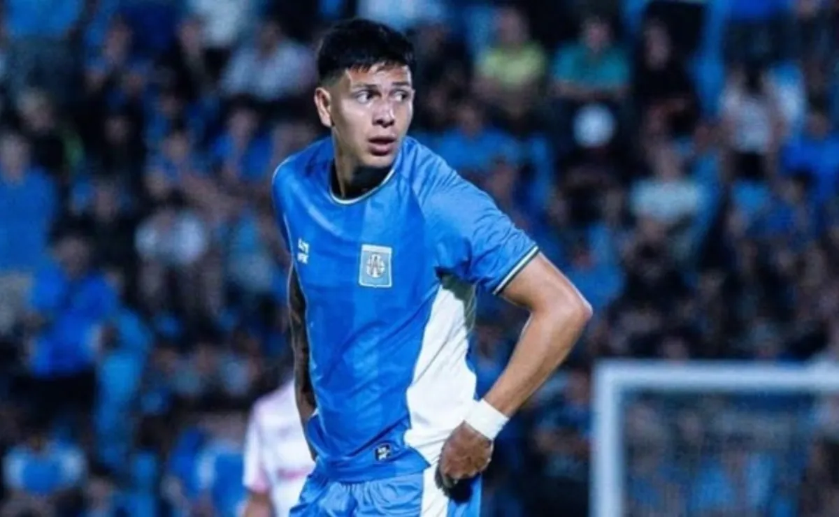 Tobías Leiva, a préstamo de River en Estudiantes RC.