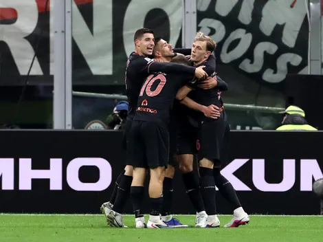 Mientras suena para volver a River como refuerzo, Gio Simeone le anotó un gol a Milan