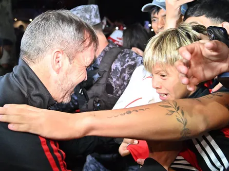 Locura por River en Río Cuarto: el gesto de Coudet con los hinchas