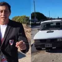 Se volvió viral: un hincha de River movió cielo y tierra en Córdoba para conseguir un Fiat 147, emulando al Chacho Coudet
