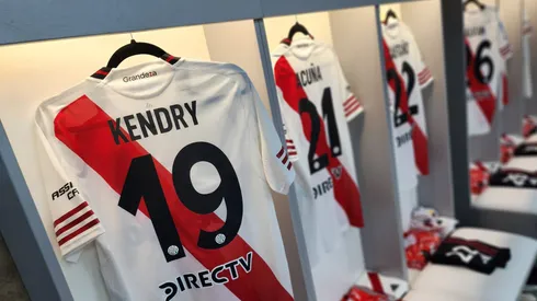 El vestuario de River en Río Cuarto.
