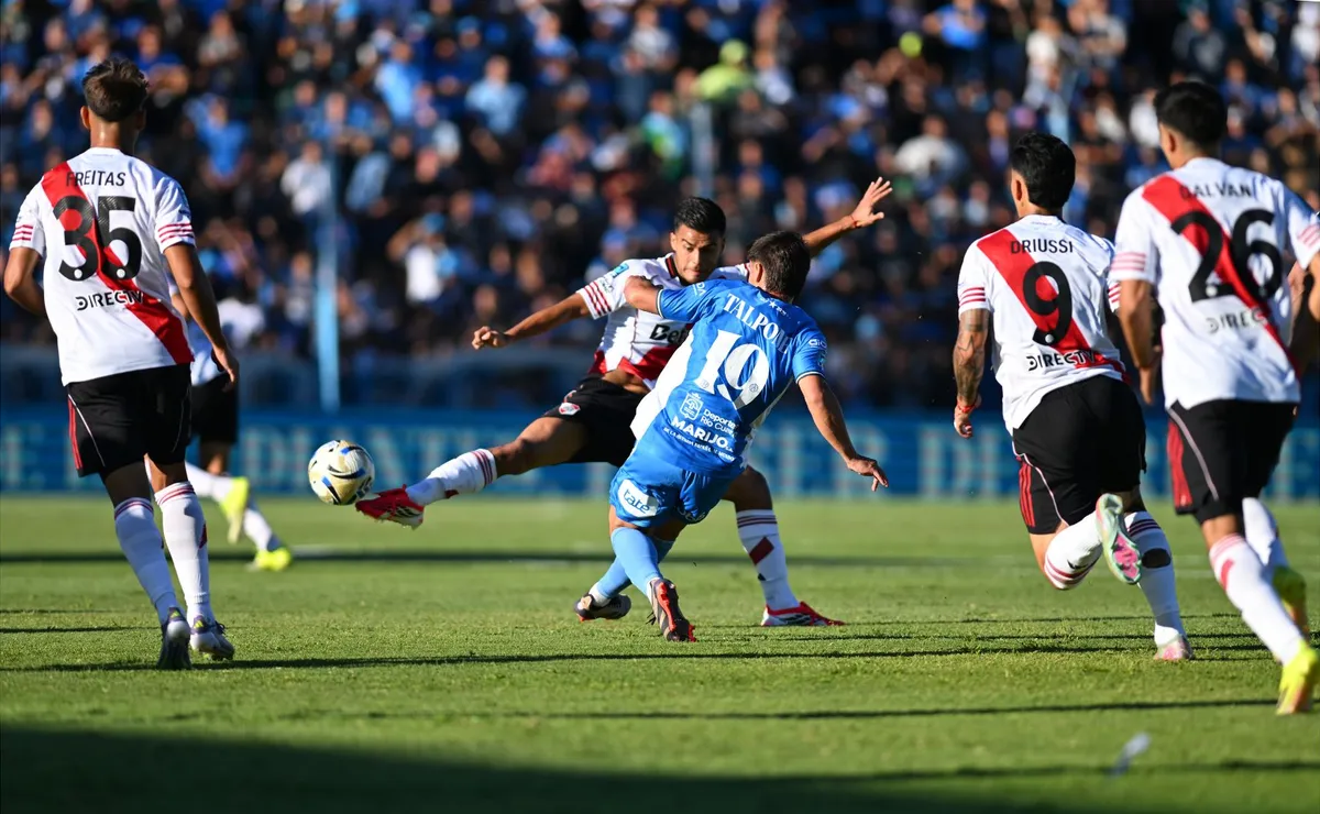 La tabla de posiciones de la zona de River.