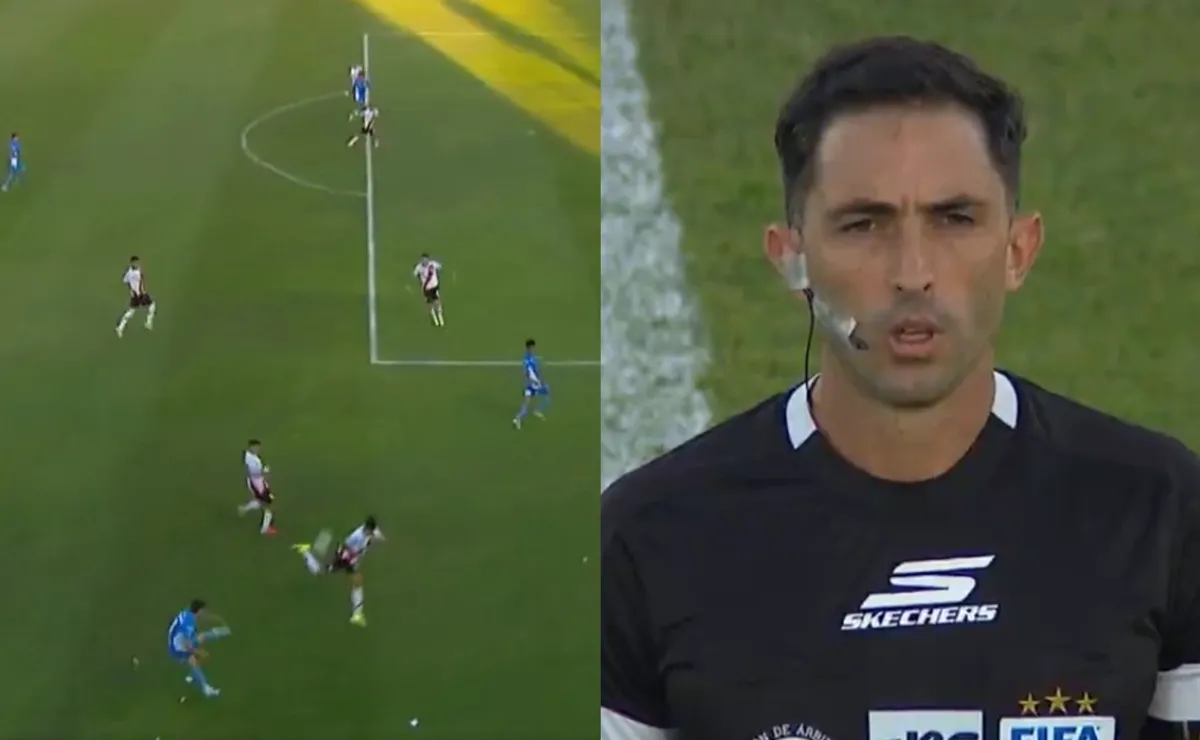 Arasa vio el VAR y anuló el gol del local.