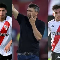 El llamado de atención de Eduardo Coudet para Tomás Galván e Ian Subiabre por sus flojos partidos en River vs. Estudiantes de Río Cuarto