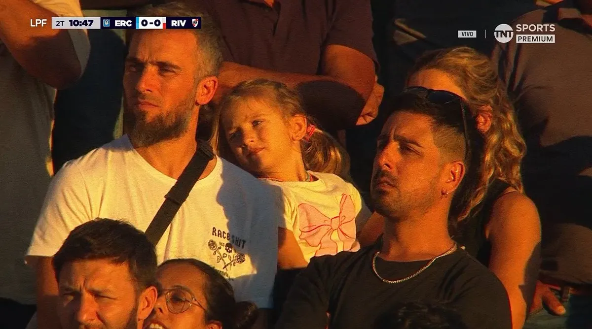 Belluschi, presente en River vs. Estudiantes de Río Cuarto.