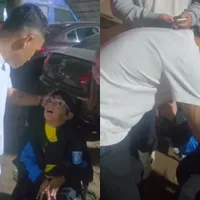 Emotivo gesto de Juanfer Quintero con un hincha de River tras ganarle a Estudiantes de Río Cuarto