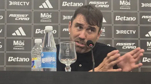 La explicación de Coudet a la postura defensiva de River.