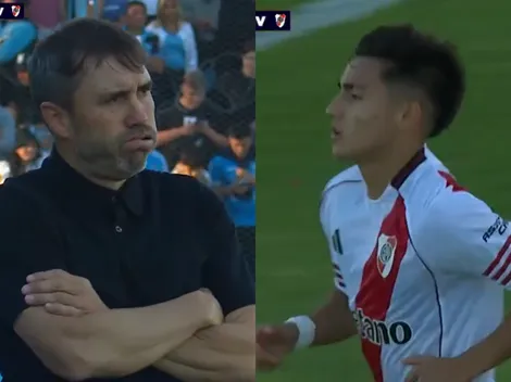 No lo pudo ocultar: el disgusto de Coudet por un córner mal tirado de Subiabre