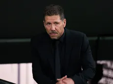 Cholo Simeone: sorpresivo elogio a Coudet y mala cara cuando le preguntaron por Gio Simeone a River