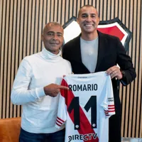 Primer gran cónclave de David Trezeguet en su flamante función: se reunió con Romário en River