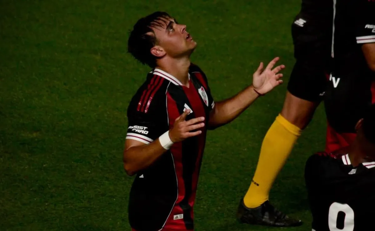 El delantero volvió a convertir con River.