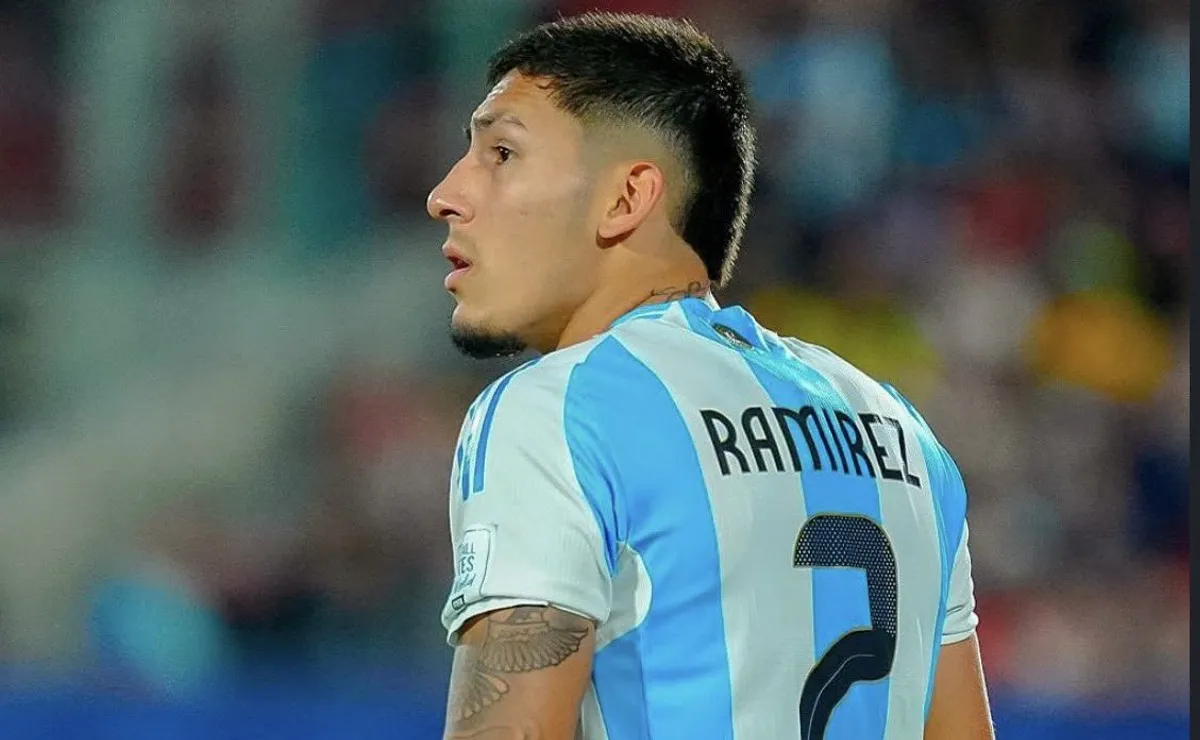 Tobías Ramírez, capitán de la Selección Sub 20.