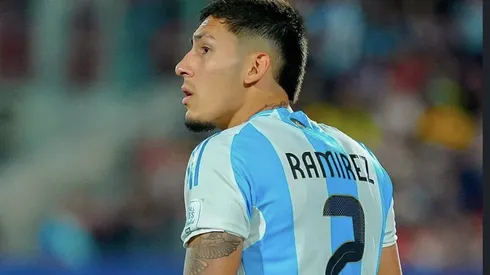 Tobías Ramírez también jugó en la Sub-20 y Sub-17 de Argentina.