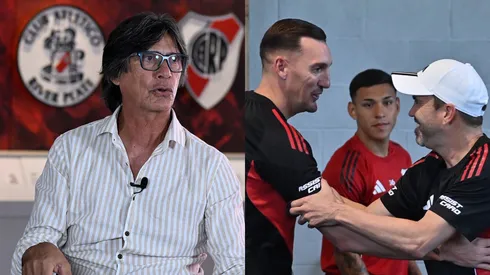 El Flaco habló sobre Armani y el puesto de DT de River.