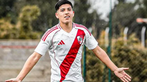 Bruno Cabral, uno de los cinco convocados desde River a la Sub-16 de Argentina.