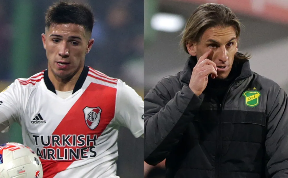 Enzo Fernández disputó 53 partidos en River y ganó dos títulos.