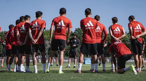 El once que prueba el Chacho en las prácticas.