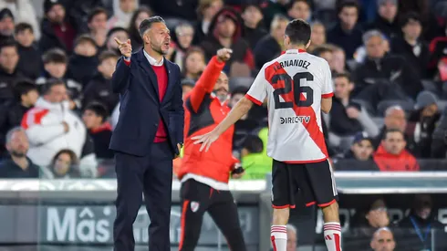 Nacho Fernández habló del off de Demichelis con periodistas.