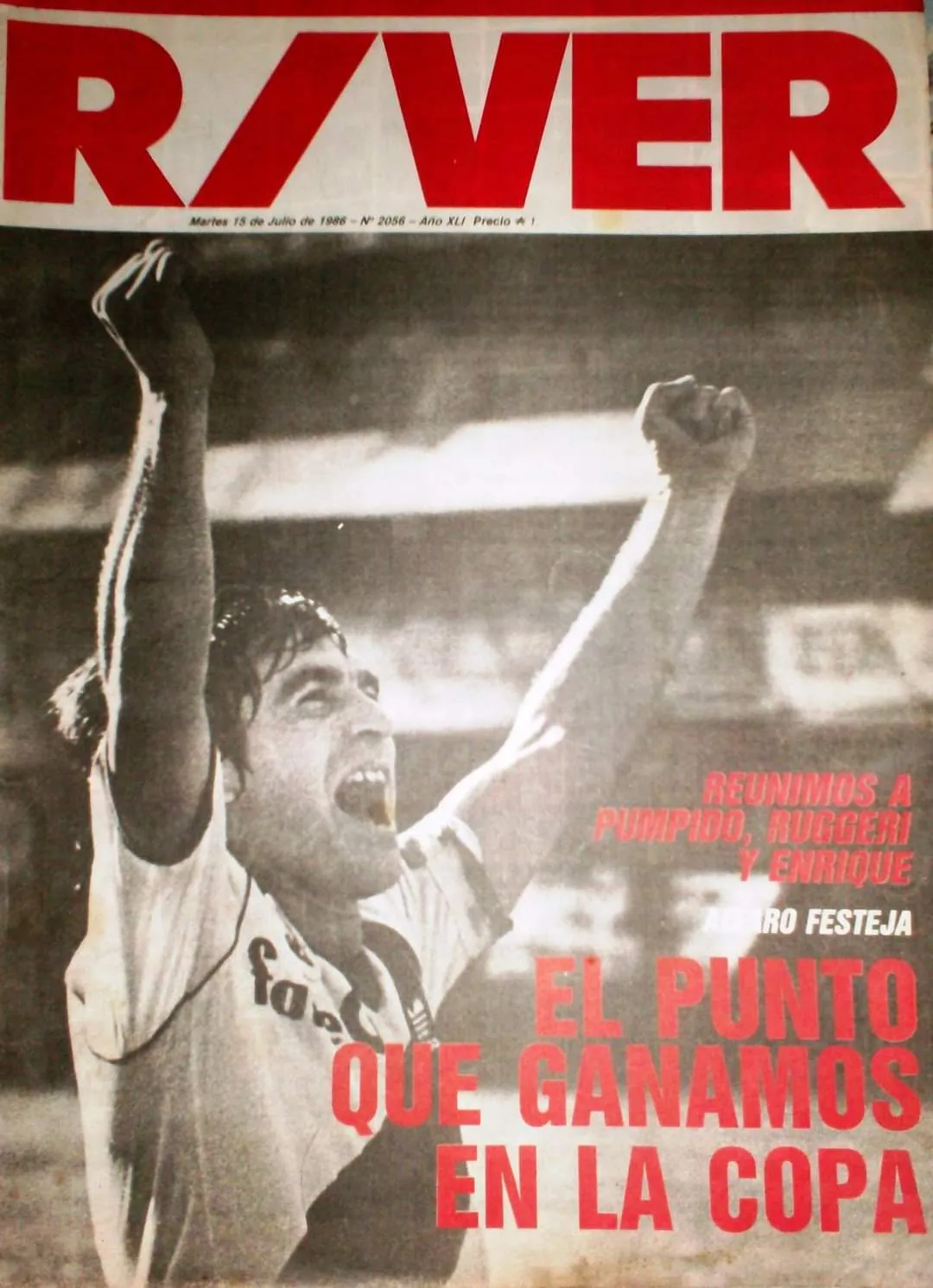 Roque Alfaro, “el correcaminos del River que lo ganó todo”.