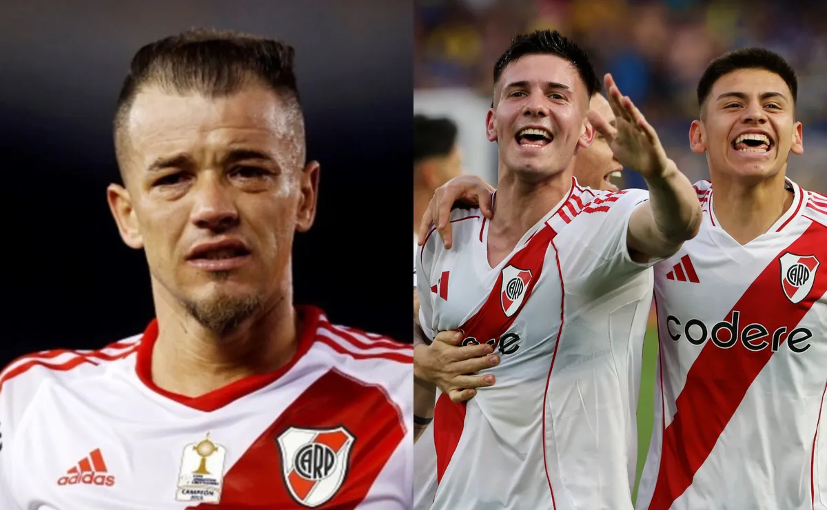 D'Alessandro respaldó a Mastantuono y Echeverri por irse de River: 