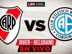 River vs. Belgrano EN VIVO: transmisión minuto a minuto gratis