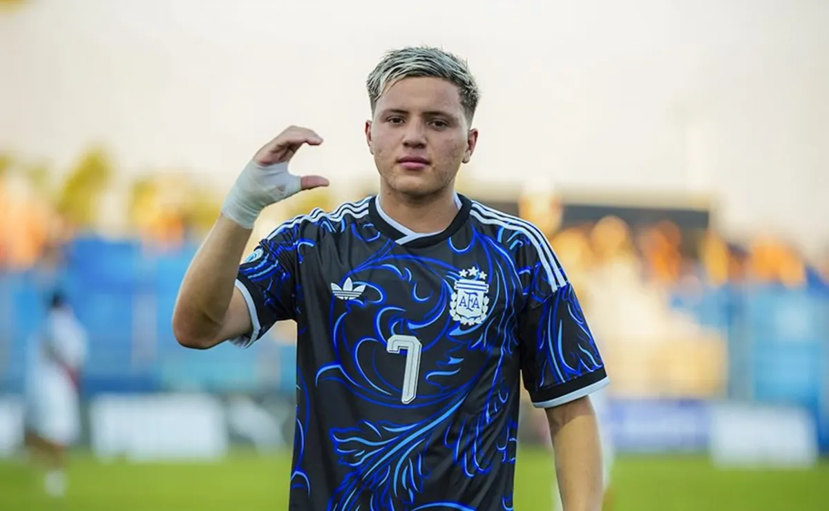 Tobías Goytía, otra joya de River que la descoció en el Sudamericano Sub 17 y todavía no juega ni en Reserva