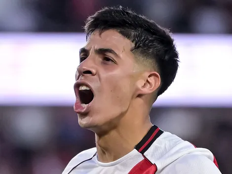 Premio a la constancia: Galván convirtió su primer gol en River