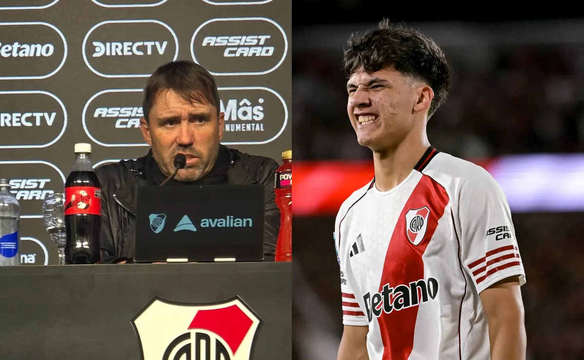 Coudet elogió a Juan Cruz Meza y destacó una cualidad específica de su juego tras romperla vs. Belgrano