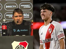 ¿Qué dijo? Coudet elogió a Juan Cruz Meza y le destacó una cualidad tras romperla vs. Belgrano
