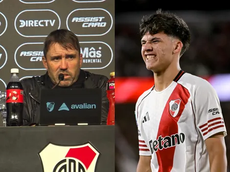 ¿Qué dijo? Coudet elogió a Juan Cruz Meza y le destacó una cualidad tras romperla vs. Belgrano