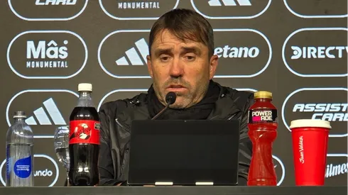 El Chacho se mostró satisfecho en conferencia.