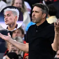 La desopilante respuesta de Coudet cuando le preguntaron por el nuevo peinado de Subiabre: “Con el tiempo…”