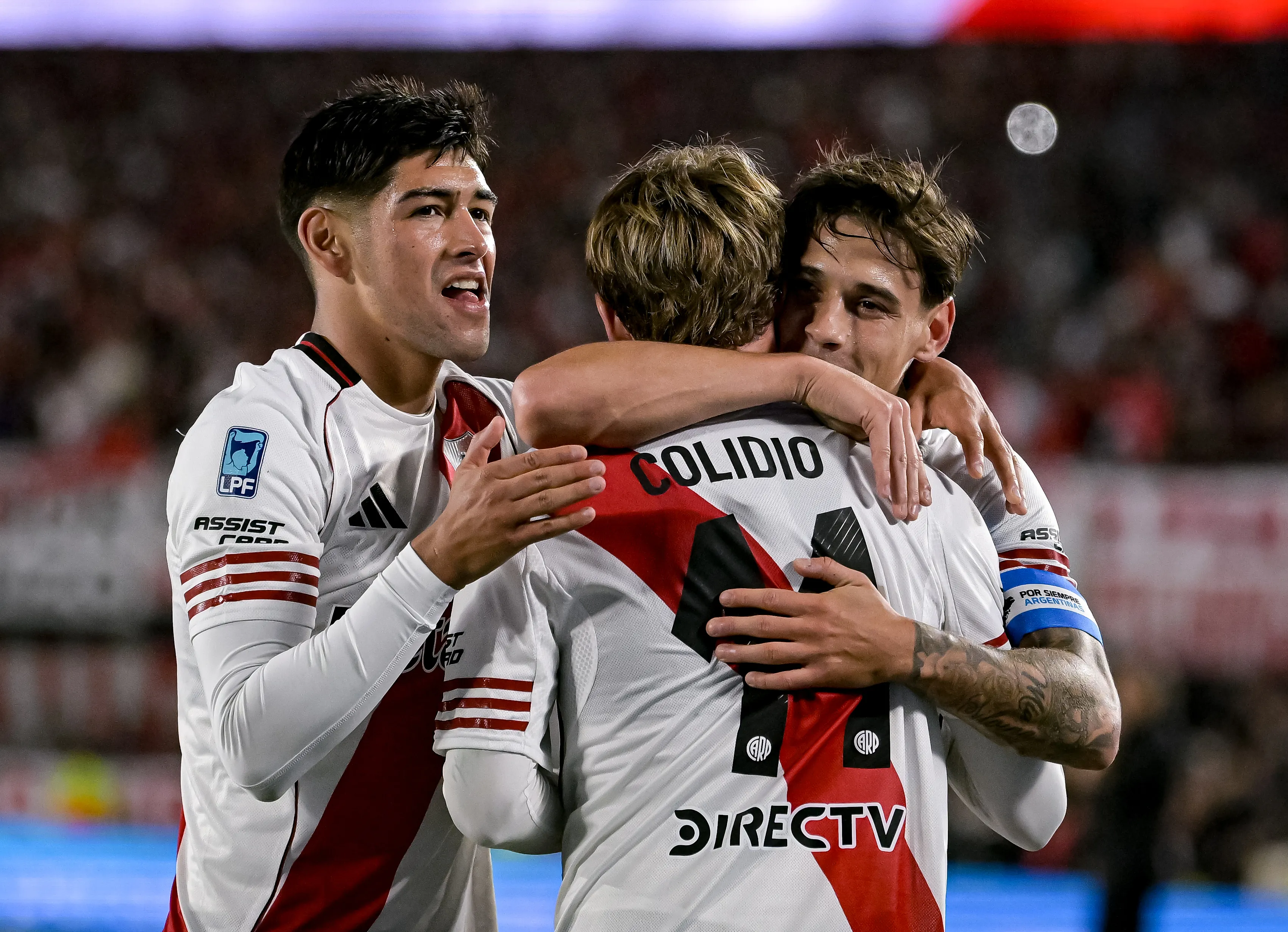 Colidio y Rivero, dos de los que empiezan a levantar su nivel en River. (Getty Images)
