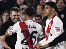 Modo Chacho: así reaccionó Coudet al tercer gol de Galván ante Belgrano