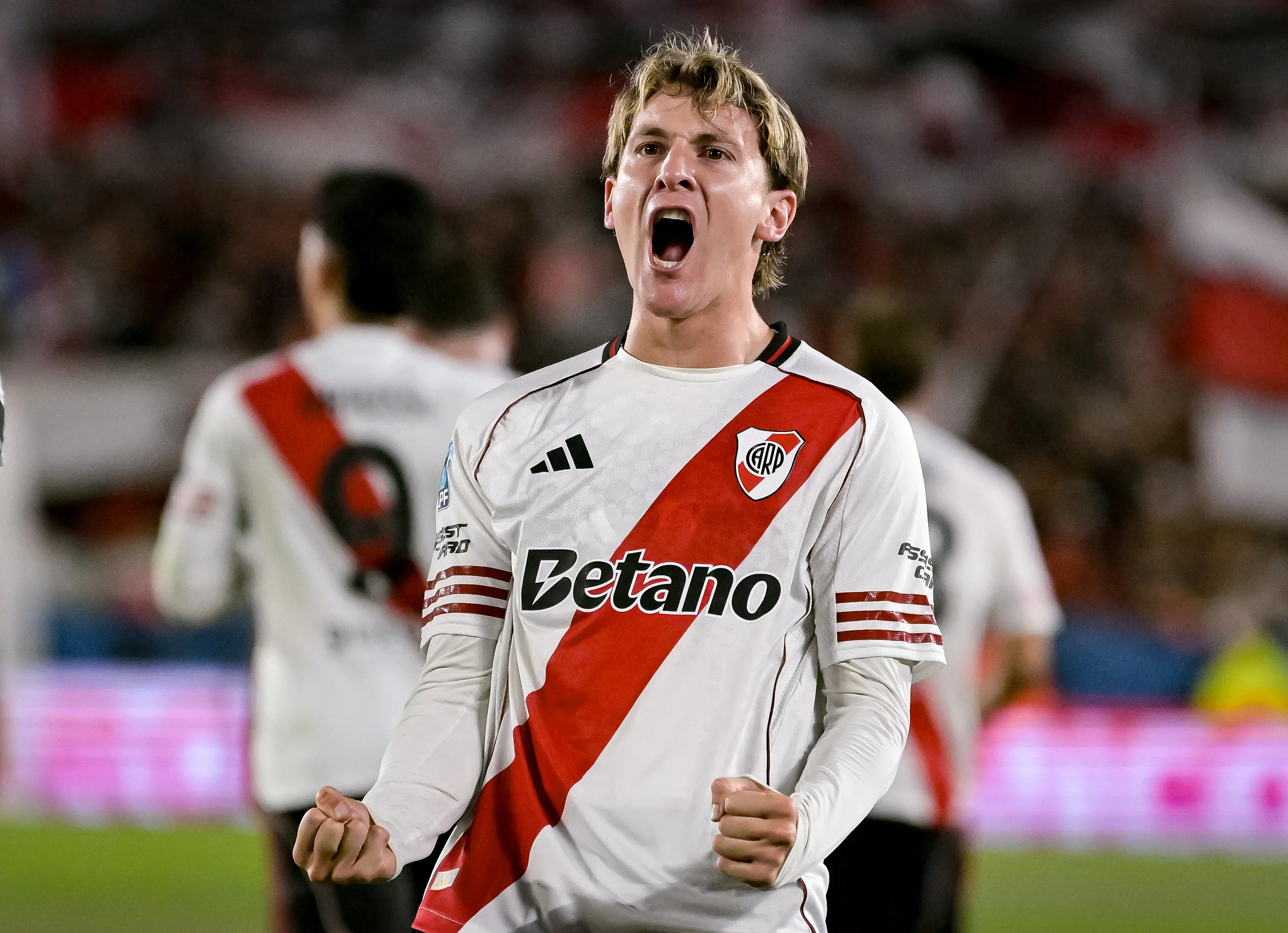 Colidio celebra su gol en la victoria contra Belgrano. (Getty Images)