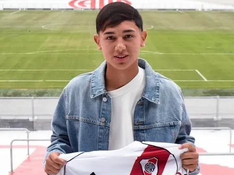 El juvenil campeón de la Messi Cup que firmó su primer contrato con River