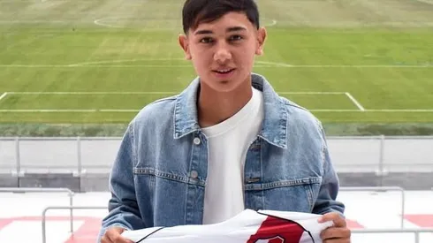 El juvenil campeón de la Messi Cup que firmó su primer contrato con River
