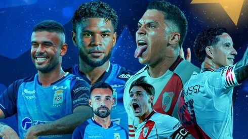 El afiche de la transmisión de River vs. Blooming.