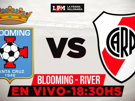 Blooming vs. River: transmisión EN VIVO minuto a minuto por la Sudamericana