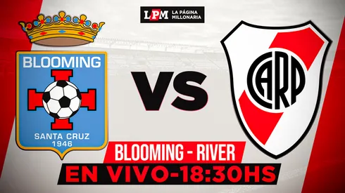 Blooming vs. River: transmisión EN VIVO minuto a minuto por la Sudamericana