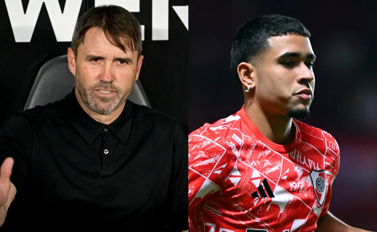 Coudet habló de Kendry Páez, su falta de minutos en River y disipó rumores: 