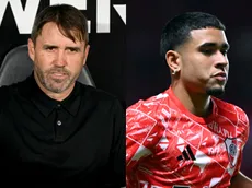 Coudet habló de Kendry Páez, su falta de minutos en River y disipó rumores: "No pasa nada raro"