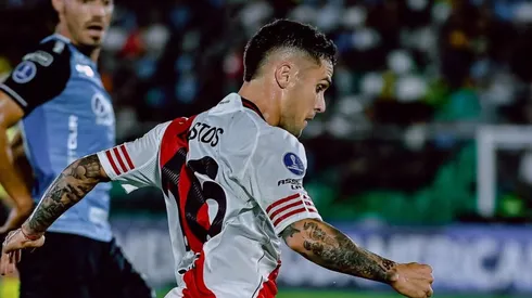 El lateral salió en el entretiempo.